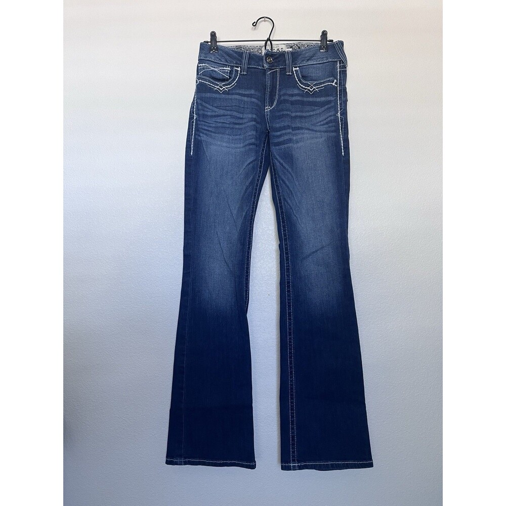 New Women’s Ariat R.E.A.L. Mid Rise Stretch BootCut Jeans Size 29L